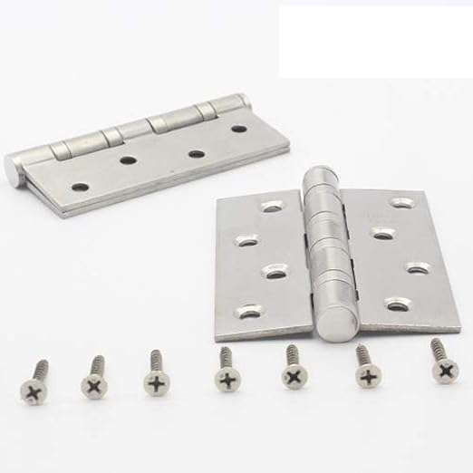 2 Piece Heavy Duty Cast Iron Hinges with screws