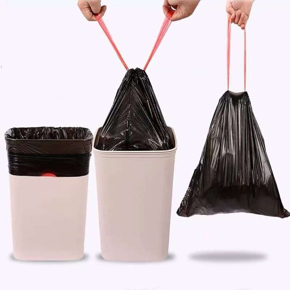 Drawstring Refuse Bag on a Roll