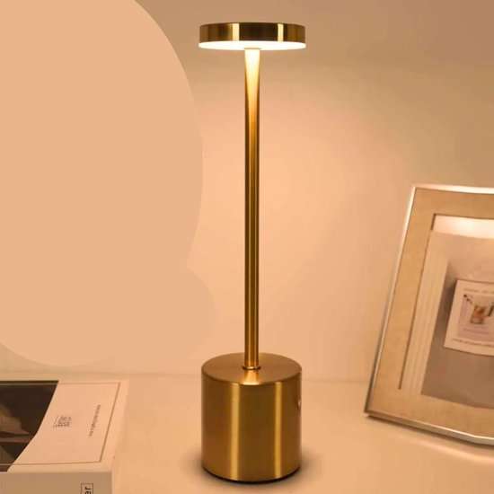 Rechargeable I-Beam LED Table Lamp  Touch Control, 3-Colour Modes, 6000K