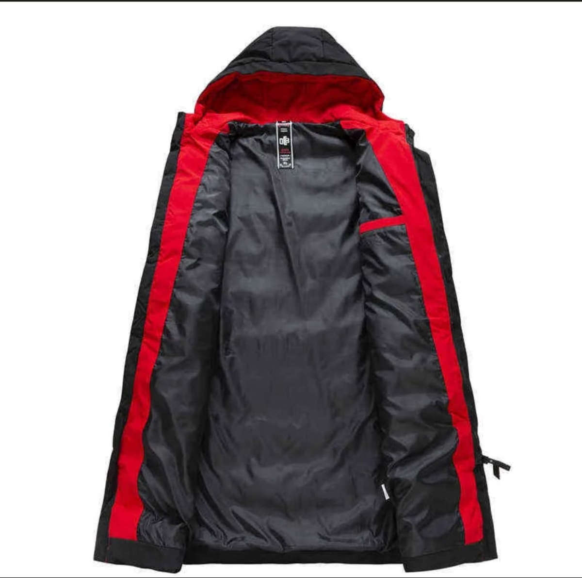 Mens Long Down Puffer Jacket  Winter