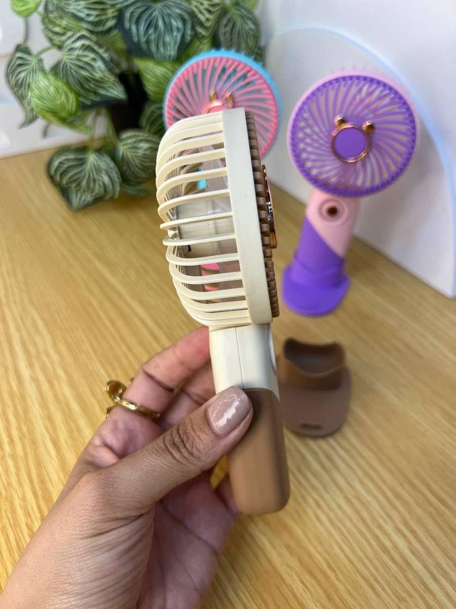 BreezePop Mini Fan  3-Speed Rechargeable Handheld Fan