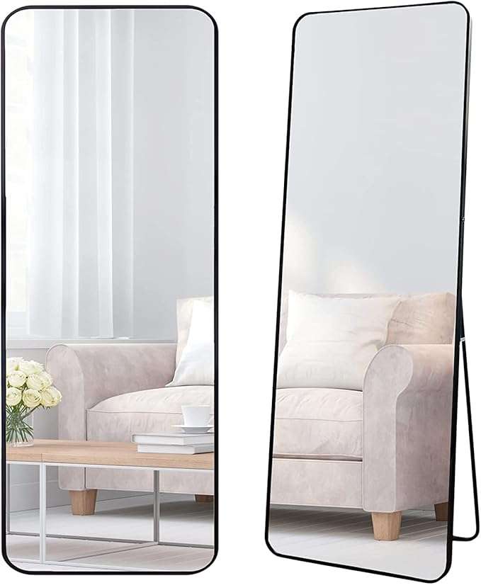 Free Standing Or Hanging Rectangular Mirror 42x152CM / 36X147cm