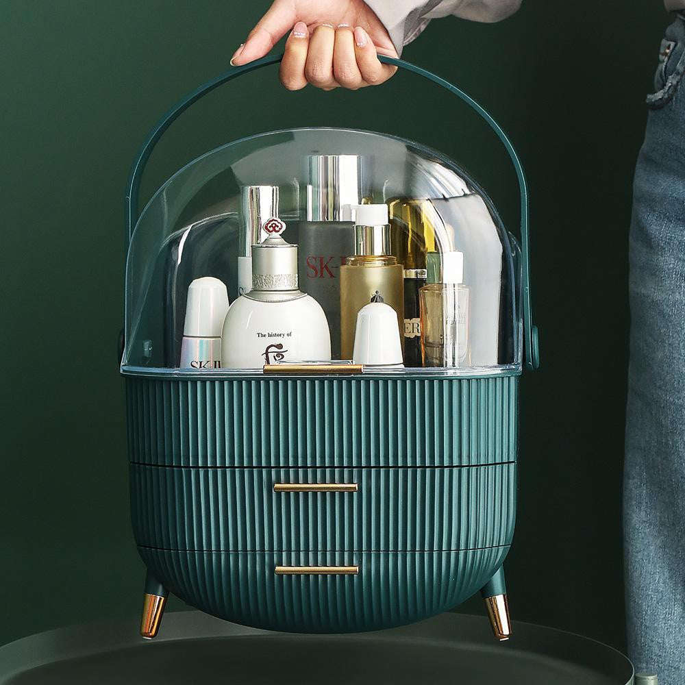 Cosmetics Storage Box 2 Drawer Various Colours