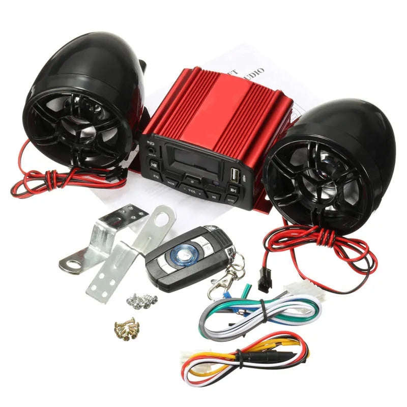12V Audio Remote Control Motorcycle Sound System