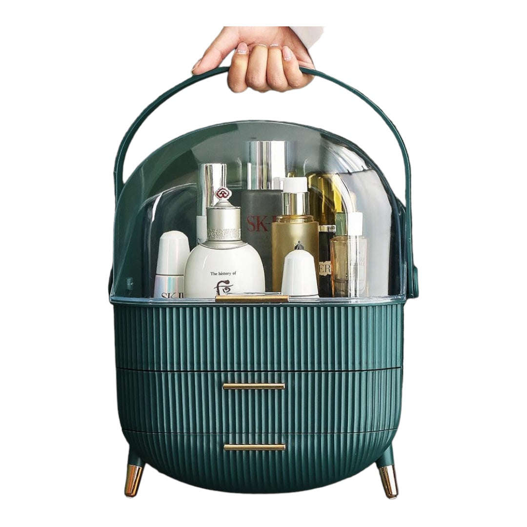 Cosmetics Storage Box 2 Drawer Various Colours