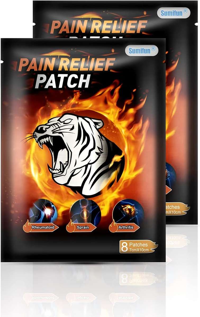 Fast Acting Chinese Far Infrared Patches, Long Lasting Patch for Back Pain, Shoulder Pain, Joint ...