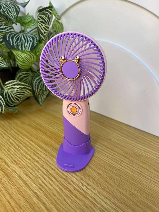 BreezePop Mini Fan  3-Speed Rechargeable Handheld Fan