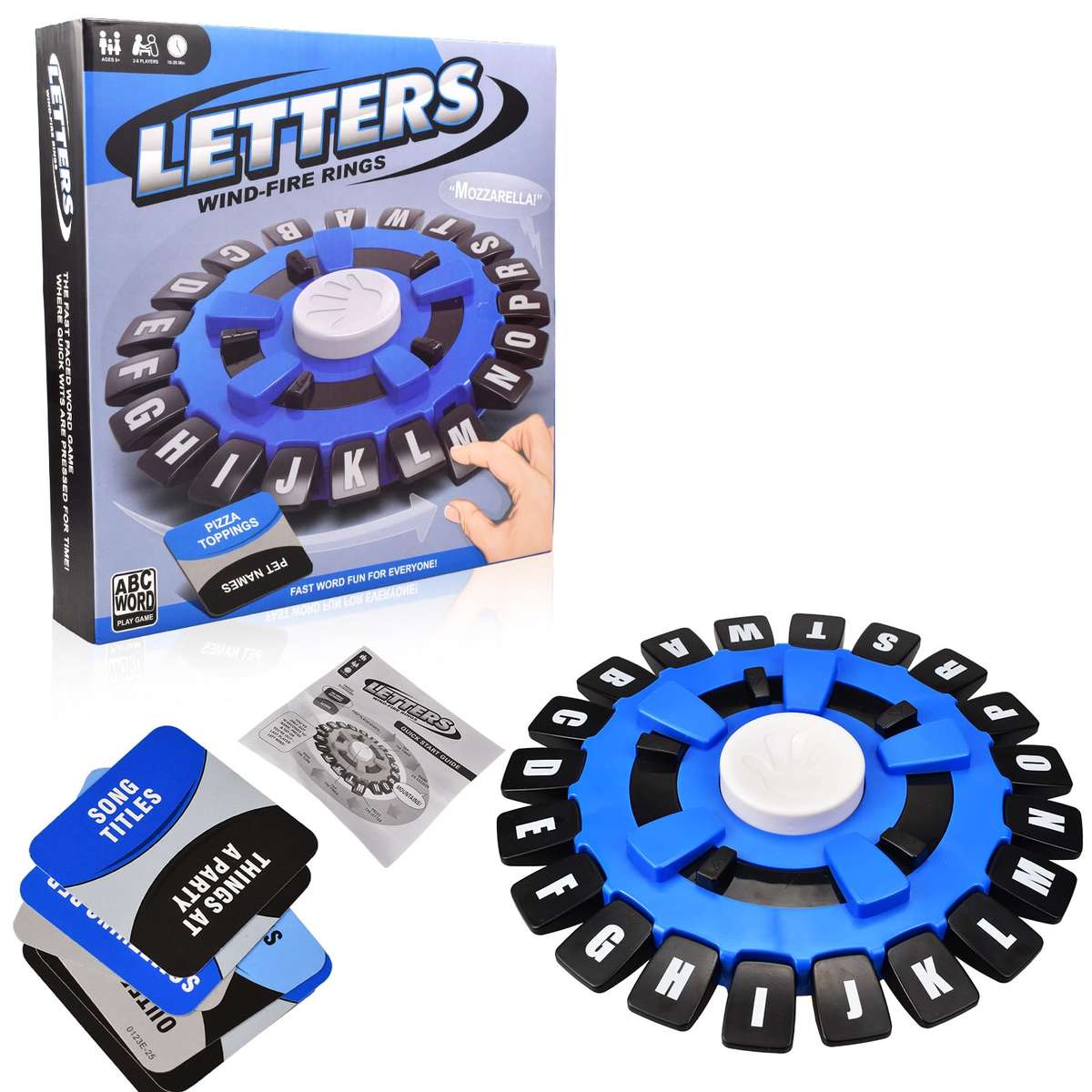 Letters  Wind-Fire Rings Family Board Game