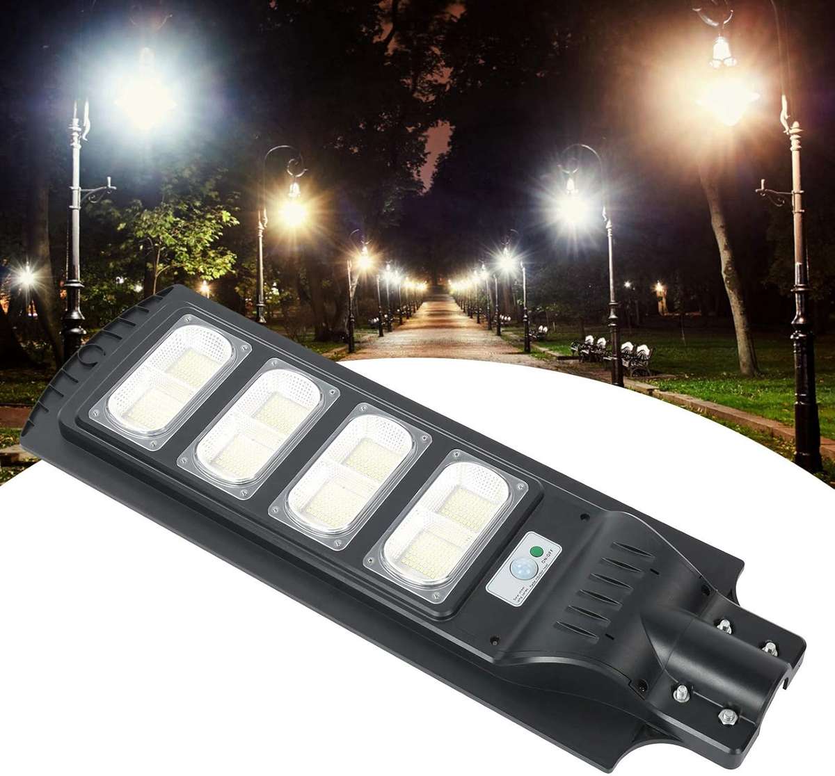 MTY 200W Wall /Pole Mounting Solar Street Light 560 LED IP65 Waterproof with Remote