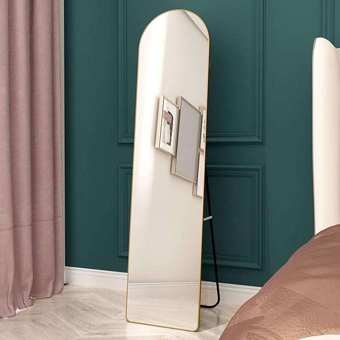 Dressing Arched Wall Mounted, Hanging, Standing or Leaning  Full Body Mirror 152X40CM