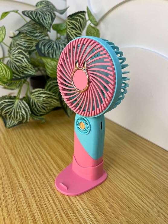 BreezePop Mini Fan  3-Speed Rechargeable Handheld Fan