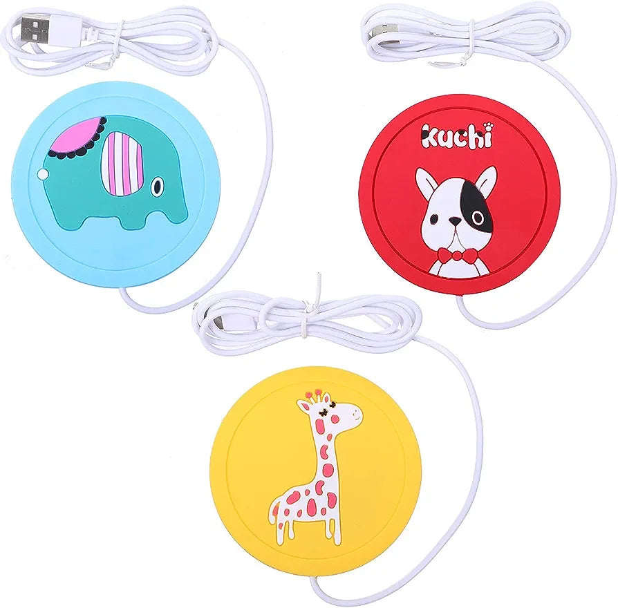 Silicone USB Charging Heating Coaster