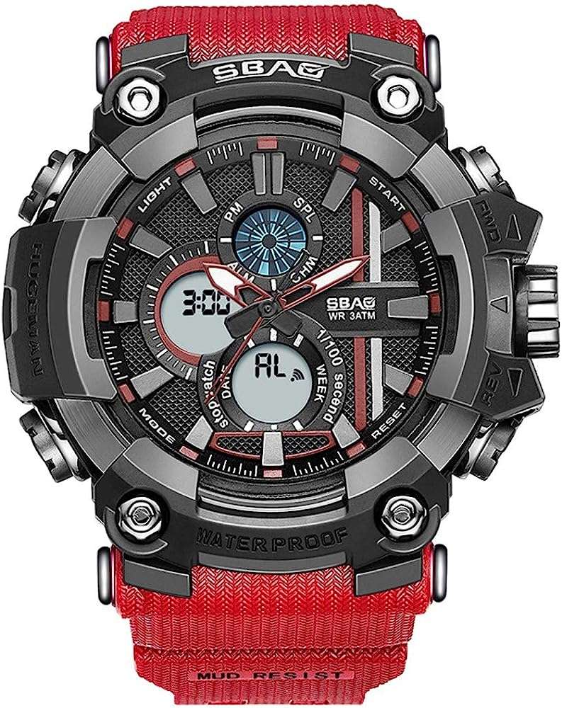 Digital Watch SBAO - Waterproof Sports Military
