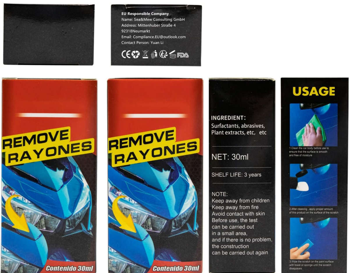 Car Scratch Remover, Scratch Remover Kit for Cars, Car Scratch Repair, Car Scratch Repair Kit, Ca...