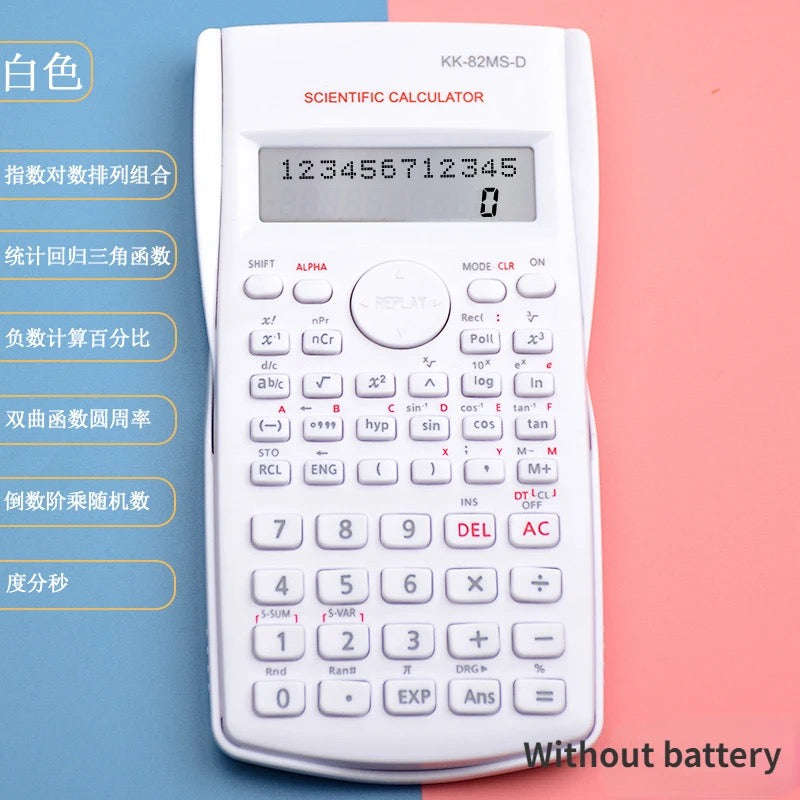 Stationary Calculating Tools Exam Creative Color Calculator