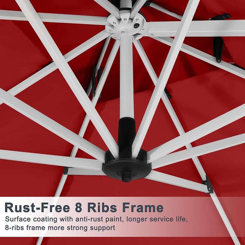 Weather-Resistant Cantilever Umbrella