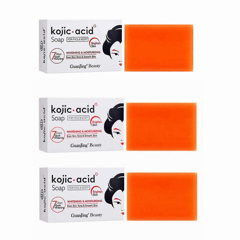 Kojic Acid Soap Skin Lightening - 3pcs Pack