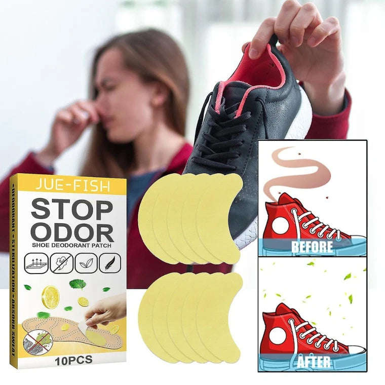 Shoe Deodorizer Odor Patch 10pc