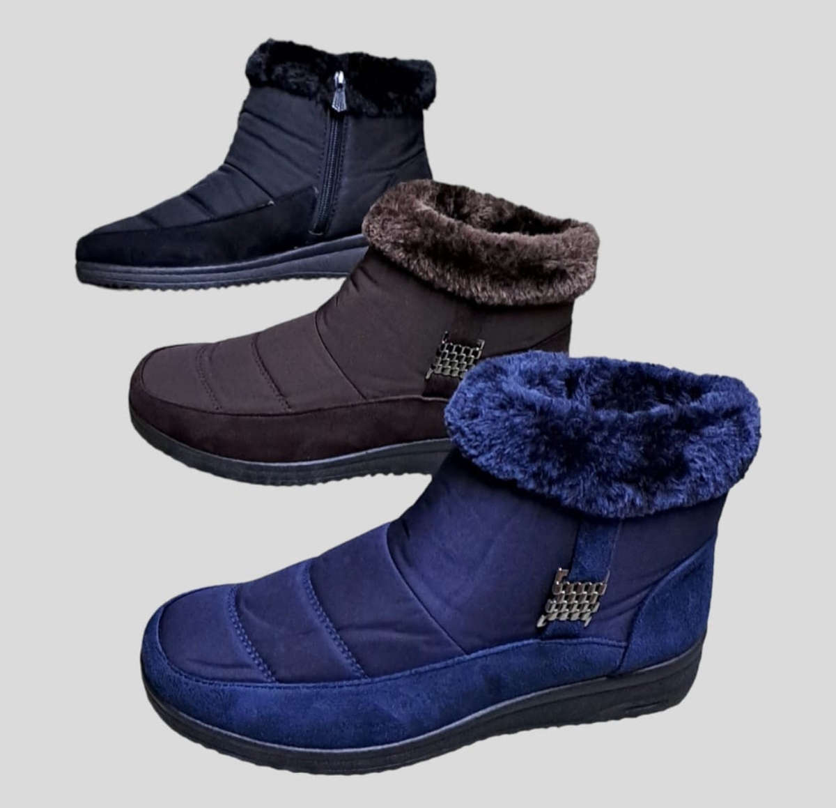 Ladies Winter Ankle Boots - Various Colours