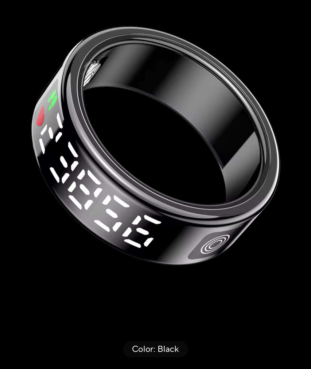 New High Performance Smart Ring With 5ATM Waterproof Gesture Operated Camera Video Health Monitor...