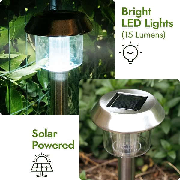 Solar Powered Garden Light White 30watt