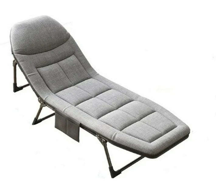 MFurn ComfyFold Deluxe Recliner Bed/Portable Lounge Chair with Padded Cushion