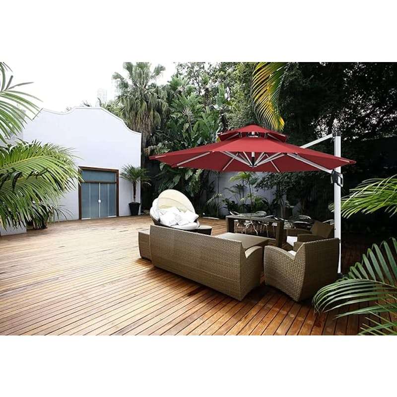 Weather-Resistant Cantilever Umbrella