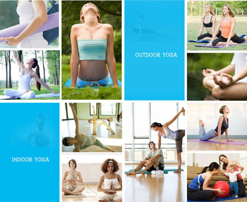 Pro-Sportz Non-Slip Yoga Mat  Thick, Durable & Eco-Friendly Exercise Mat