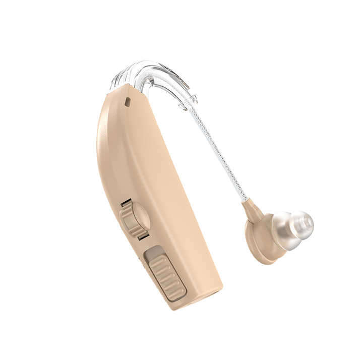 Portable Sound Amplifier Noise Cancelling BTE Rechargeable Ear Hearing Aid for Severe Hearing Loss