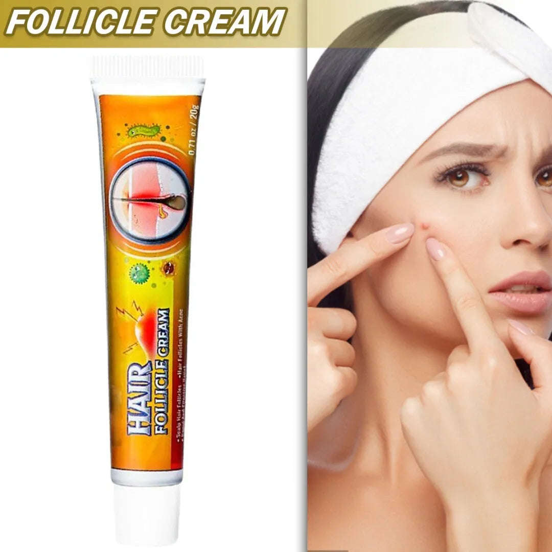 Hair Follicle Cream Treat Folliculitis Skin Inflammation Antibacterial Ointment