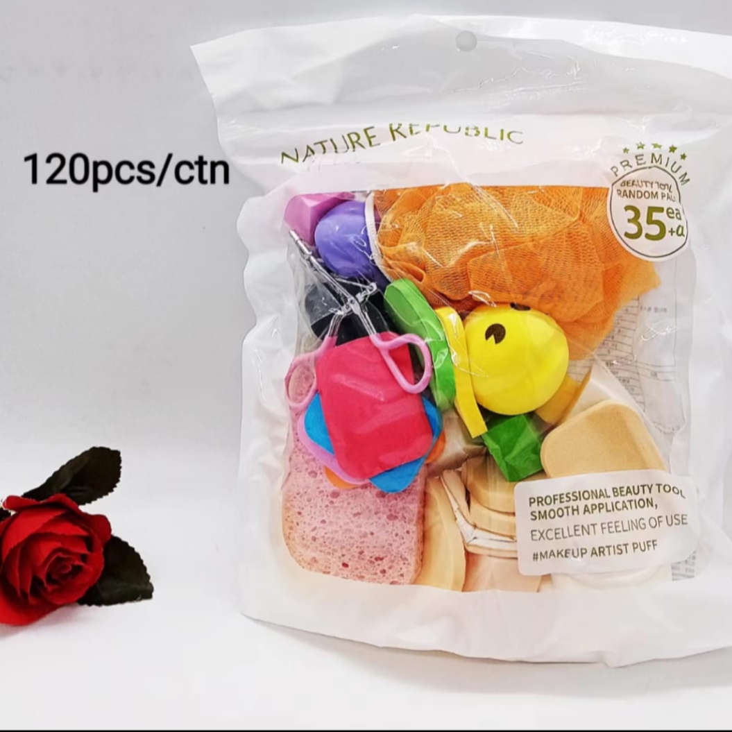 Beauty Puff Korea Cosmetic Kit 35pc