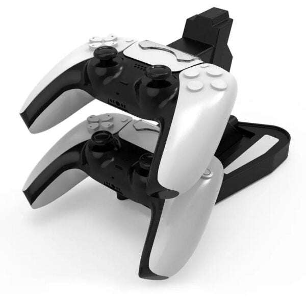 PS5 Game Controller Handle Dual Charger Dock for Sony PS5 Dual Wireless Charging Desktop Stand