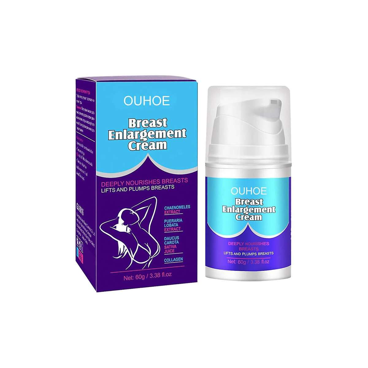 Breast Enhancement Cream, Breast Enlargement, Natural Breast Firming And Lifting Cream For Women ...