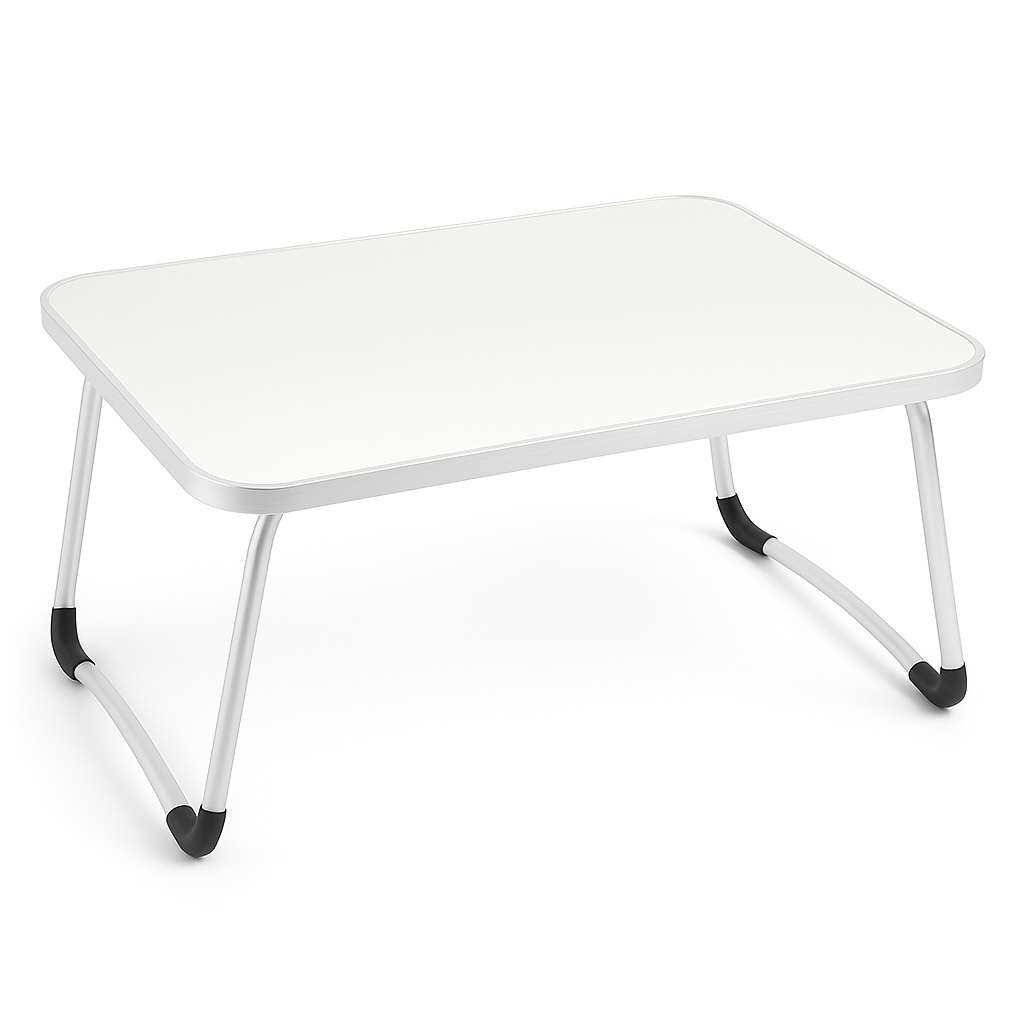MFurn Premium Folding Laptop & Bed Table  Aluminum Alloy Frame + Density Board
