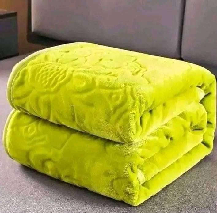 Warm Winter Blankets DBL With Hearts Prints