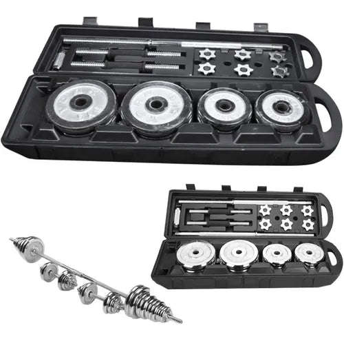 Pro-Sportz 50kg Barbell & Dumbbell Set