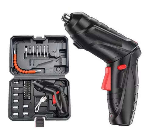 47Pcs Portable Cordless USB Charging Mini Electric Screwdriver Set