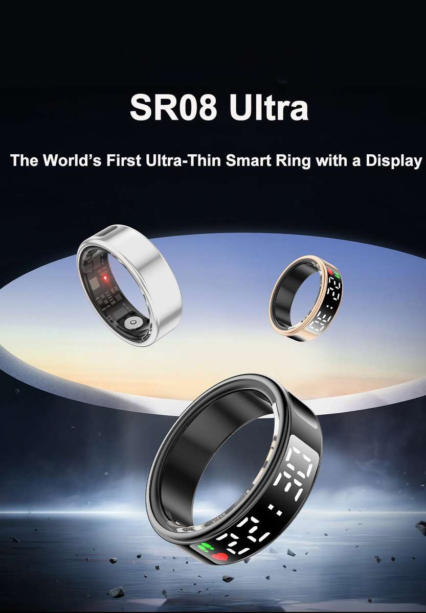 New High Performance Smart Ring With 5ATM Waterproof Gesture Operated Camera Video Health Monitor...