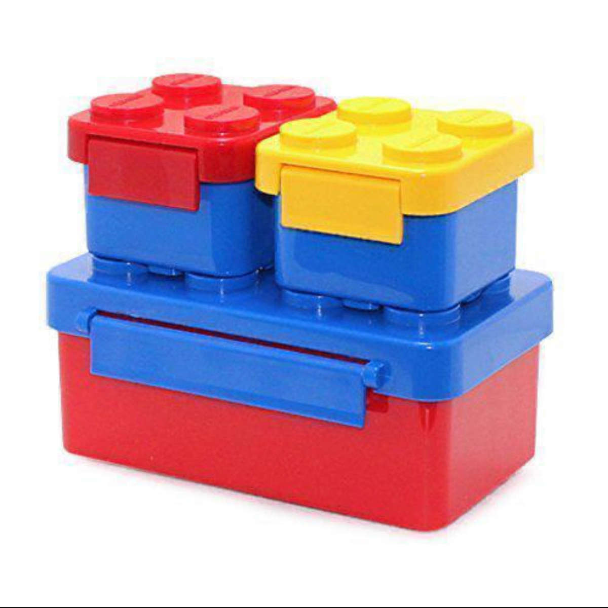 Lego Style Lunchbox 3pc
