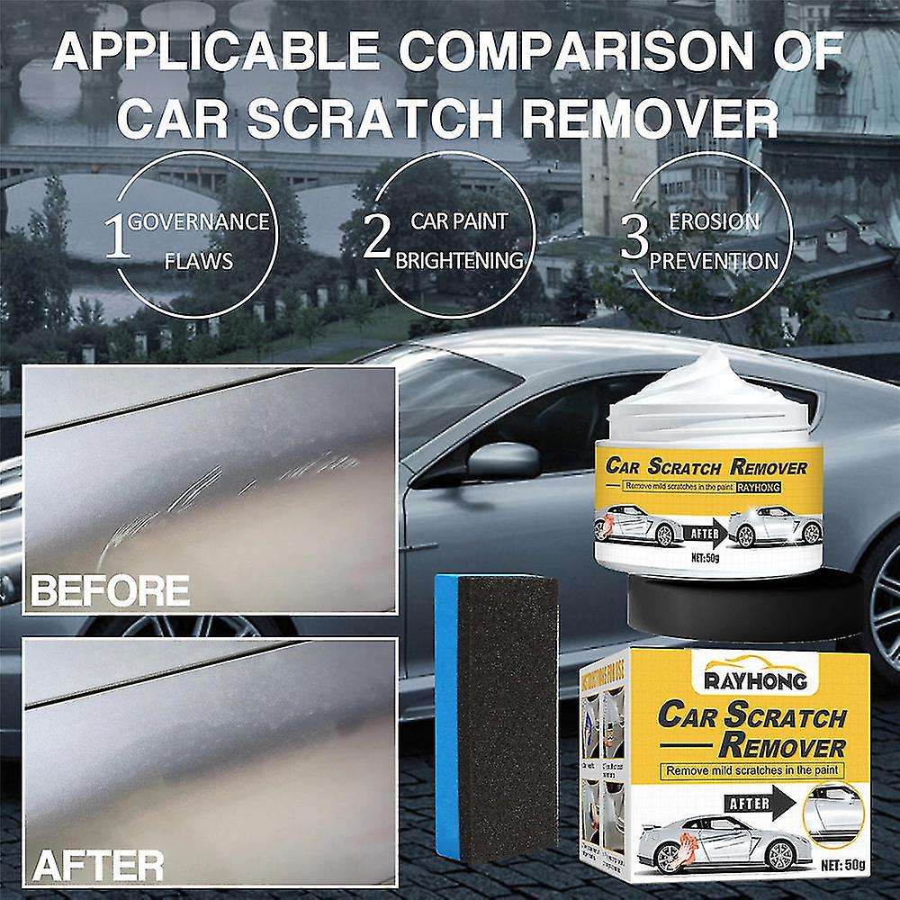 Rayhong Car Scratch Remover Car Scratch Recovery Cream Car Paint Repair Scratch Maintenance Agent...