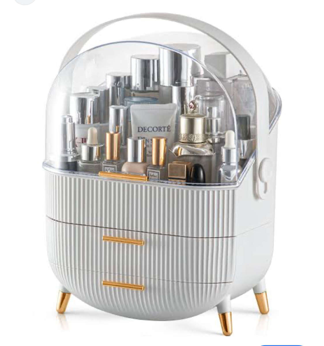 Cosmetics Storage Box 2 Drawer Various Colours