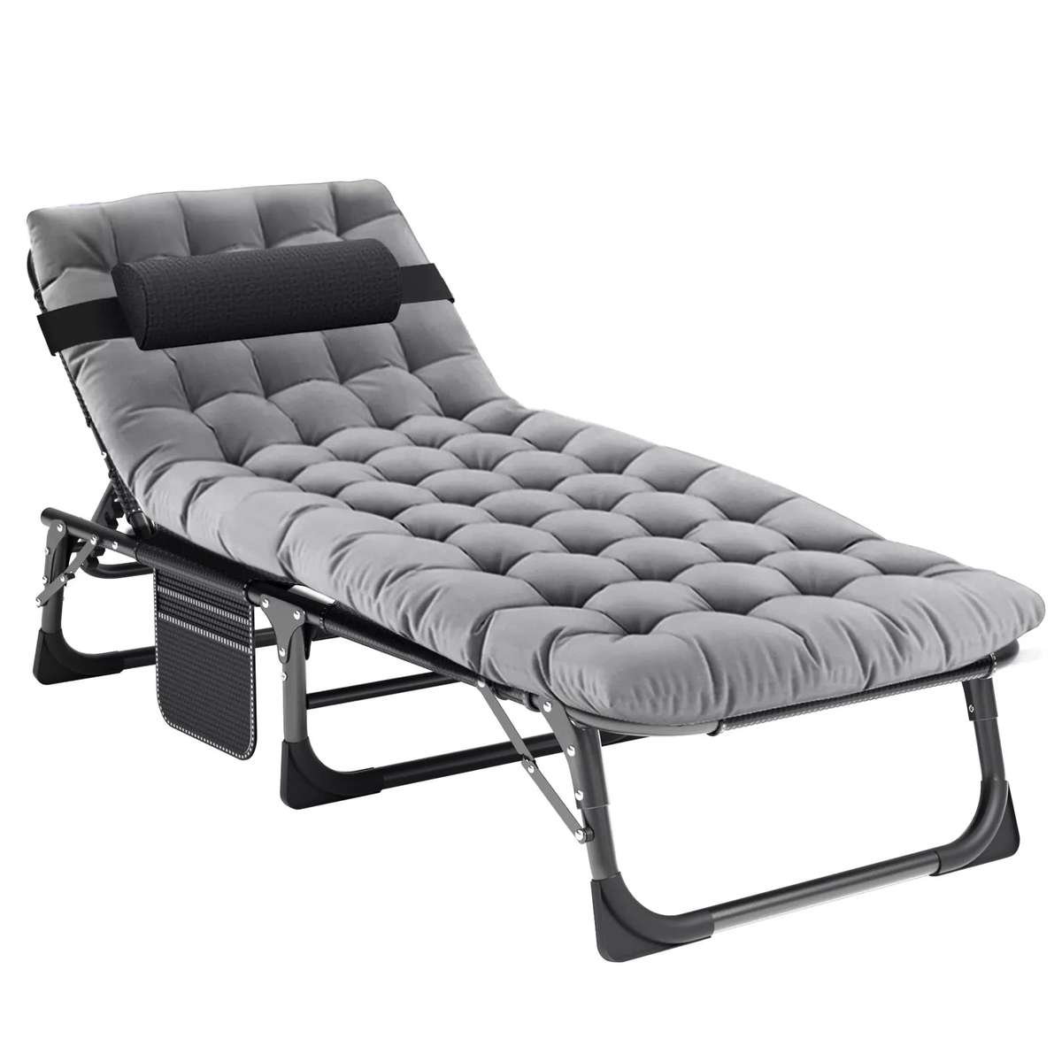 Camping Cot Outdoor Bed Foldable & Adjustable