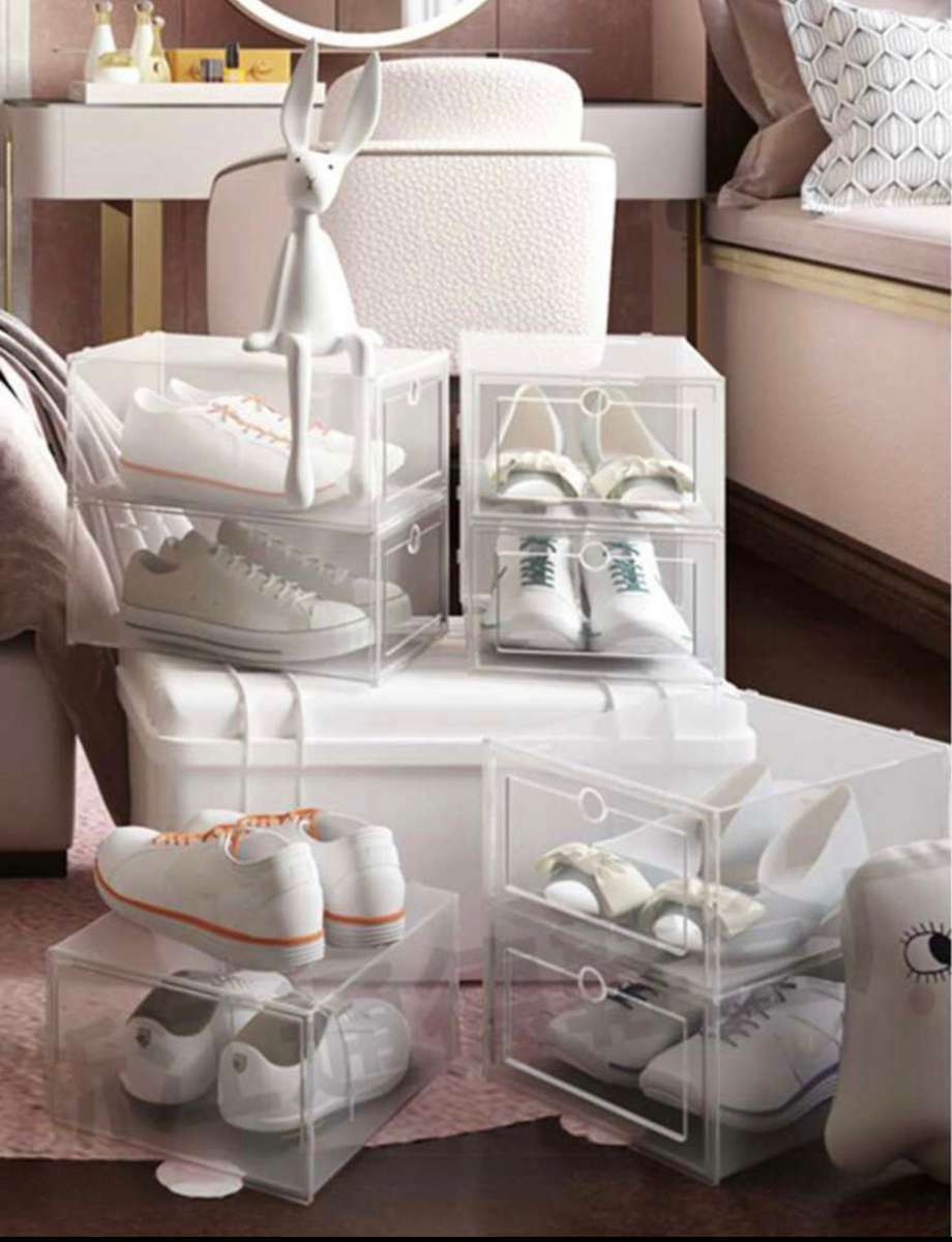 Shoe Organiser 6pc PVC Collapsible