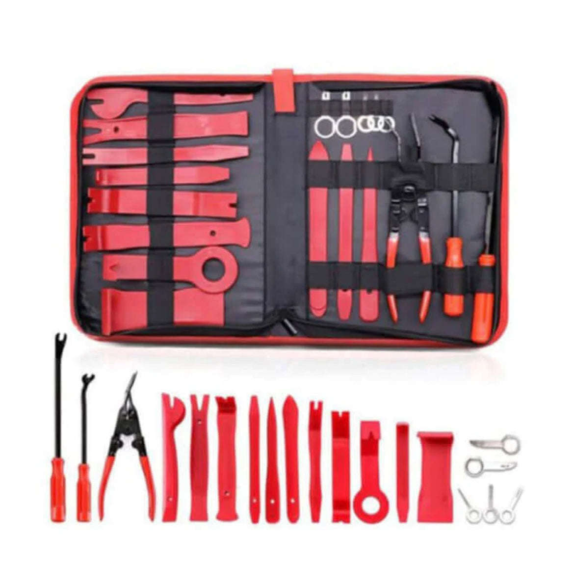 Car Door Molding Removal Pry Tool Kit Dash Panel Audio Seal Interior Trim 19pcs