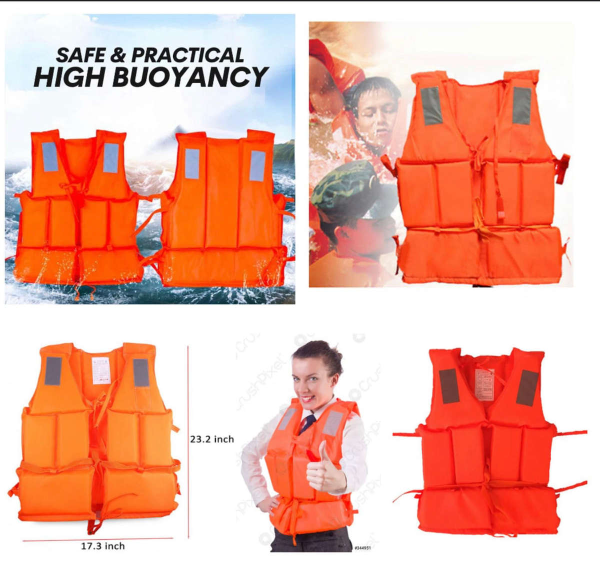 Safety High Quality Adult Children Life Jackets Increase Thicken Marine Drifting Fishing Life Jac...