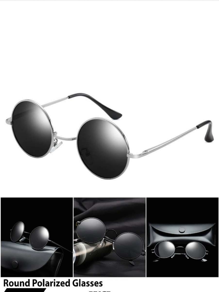 Round Retro Sunglasses Men Women Vintage Stylish Metal Circle Sun Glasses Polarised