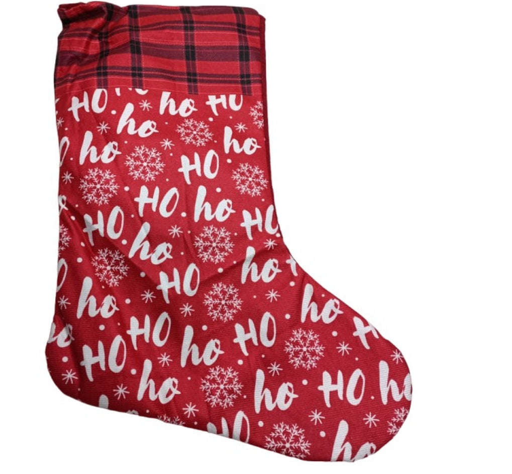 MHome Christmas Stocking Ho Ho Ho  40cm