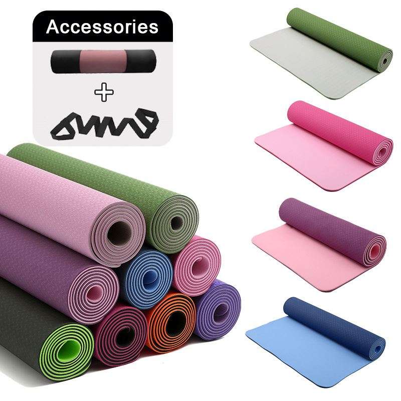 Pro-Sportz Non-Slip Yoga Mat  Thick, Durable & Eco-Friendly Exercise Mat