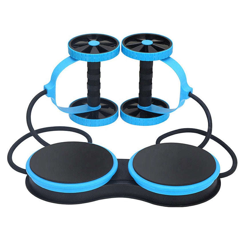 Pro-sportz Multifunction Ab Roller with Resistance Bands & Twist Board Base