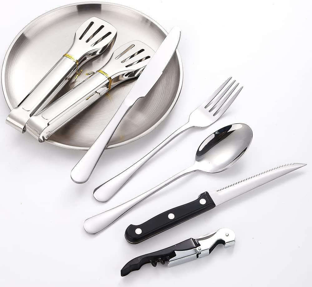 Stainless Steel Camping Takeaway Cutlery Set